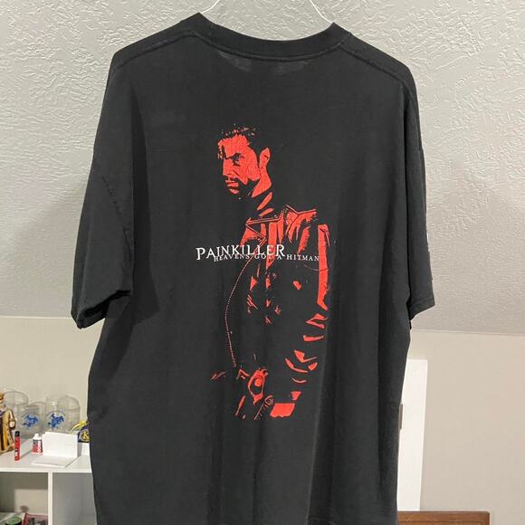 2004 nvidia dreamcatcher interactive painkiller video game promo tee - Picture 3 of 7